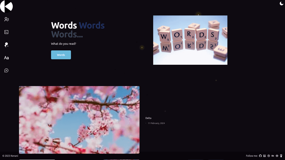 blogging page